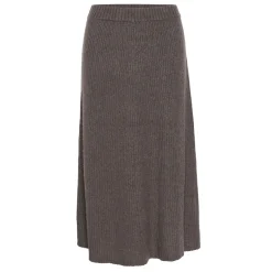 Ditta Ribbed Knit A-line Skirt
