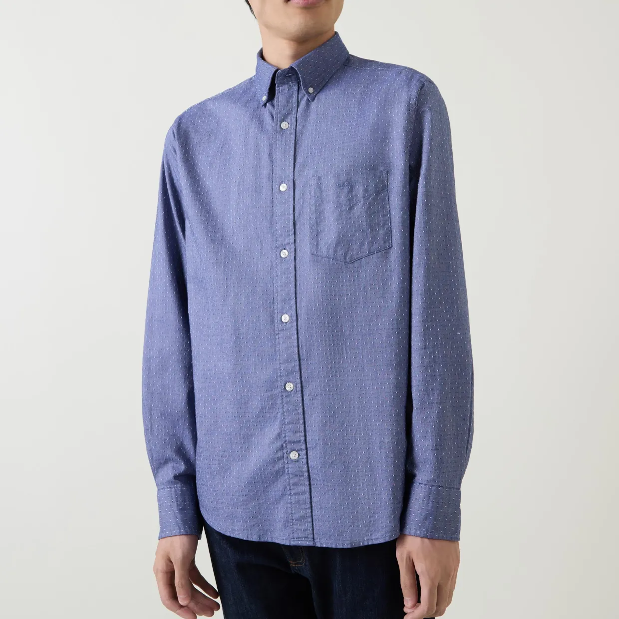 Dobby Dotted Oxford Shirt