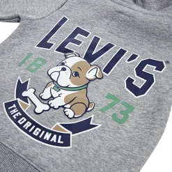 Dog Logo Bodysuit, Hoodie & Jeans Three-Piece Set 3-24 Months
