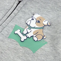 Dog Logo Bodysuit, Hoodie & Jeans Three-Piece Set 3-24 Months