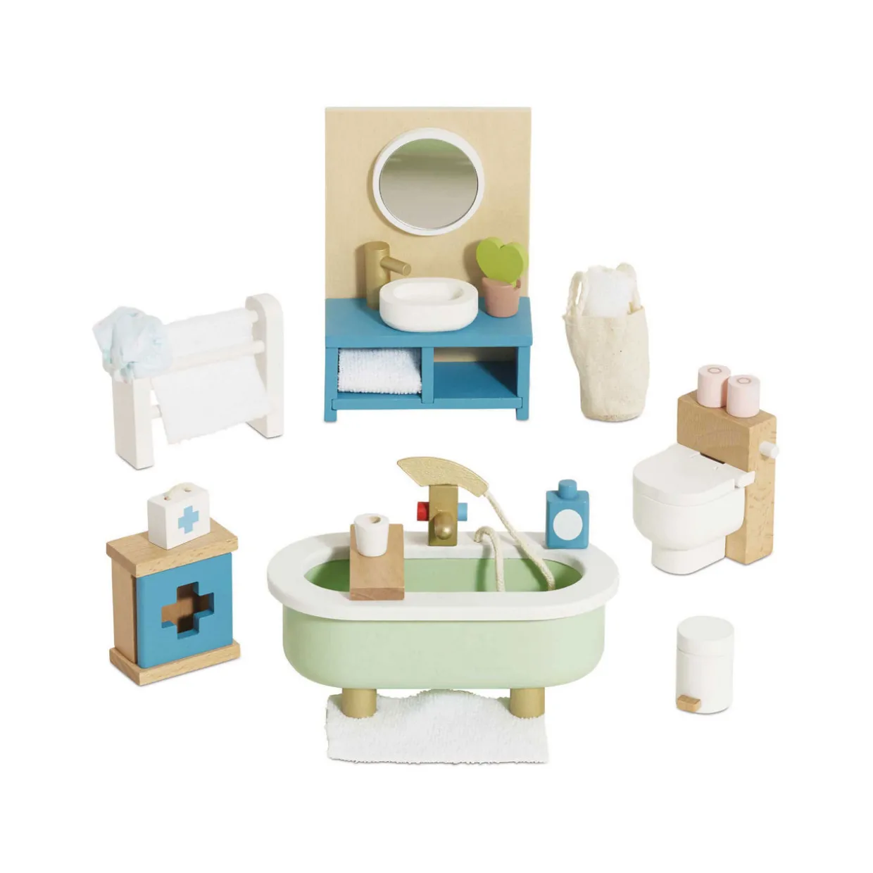 Dolls House Bathroom Furniture Set