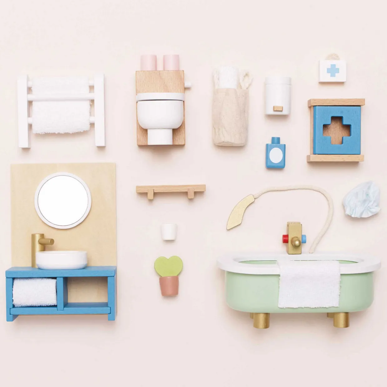 Dolls House Bathroom Furniture Set