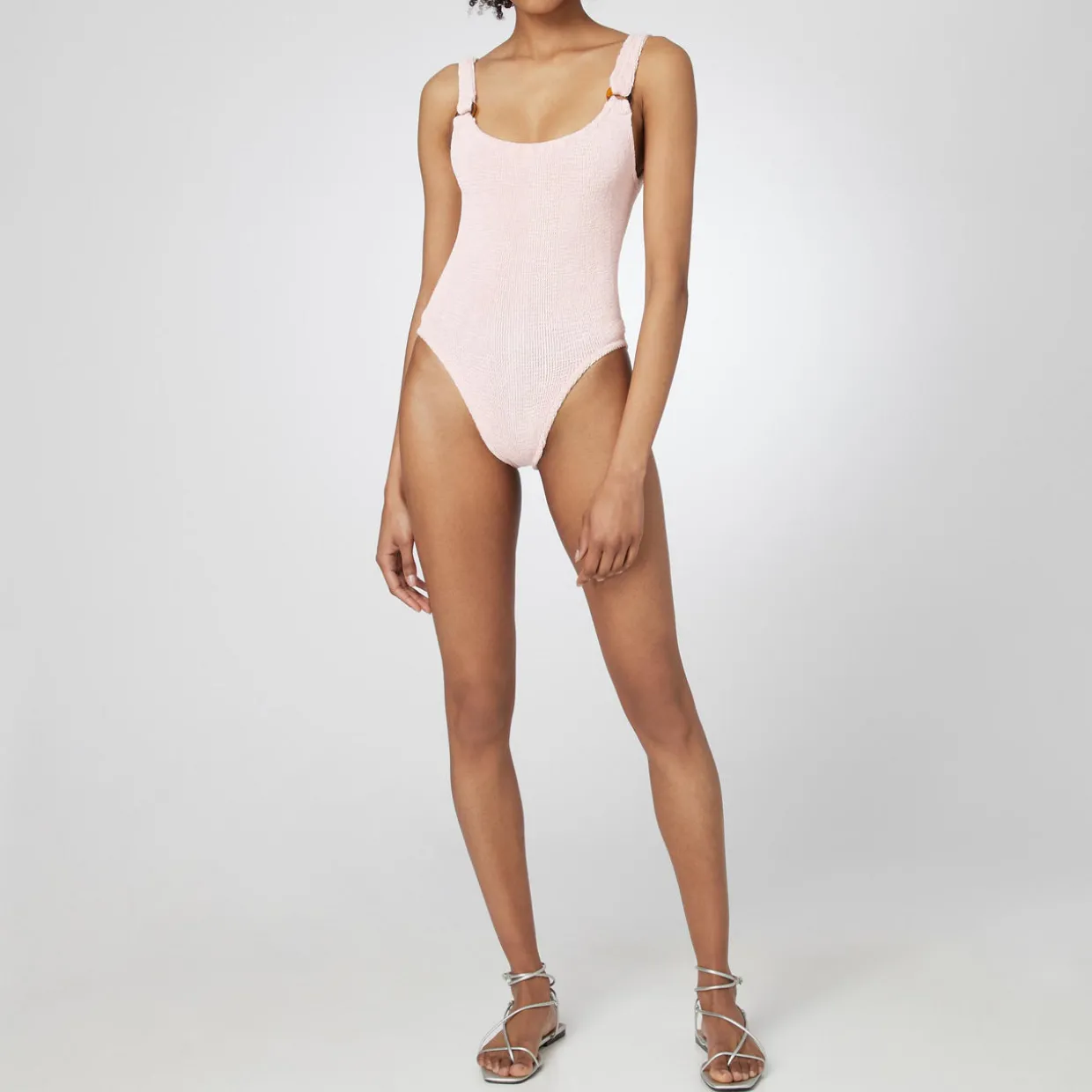 Domino Crinkled Swimsuit
