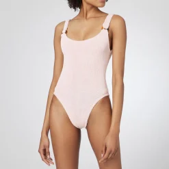 Domino Crinkled Swimsuit