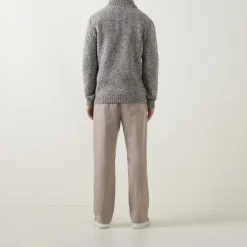 Donegal Fleck Half-Zip Sweater