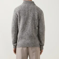 Donegal Fleck Half-Zip Sweater