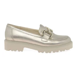 Donna Snaffle-Trim Loafers