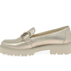 Donna Snaffle-Trim Loafers