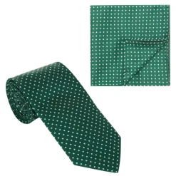 Dotted Tie & Pocket Square Set