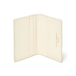 Double Fold Woven Leather Cardholder