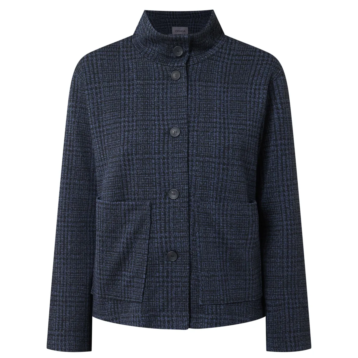Double Pocket Check Jacket