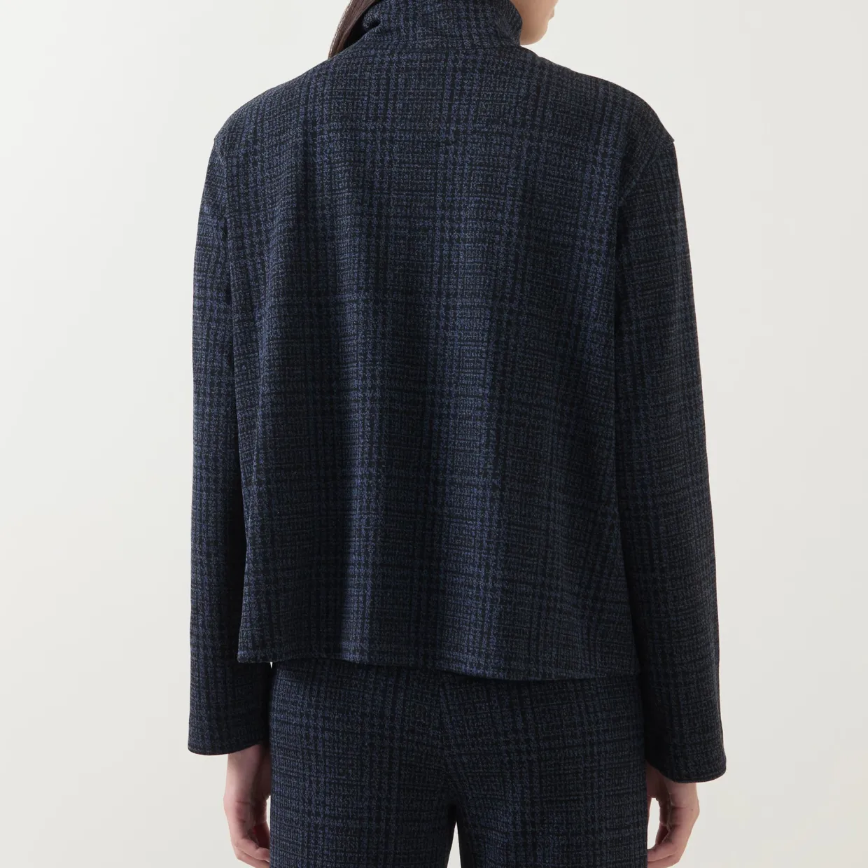 Double Pocket Check Jacket