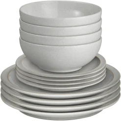 Dove Grey 12-Piece Tableware Set