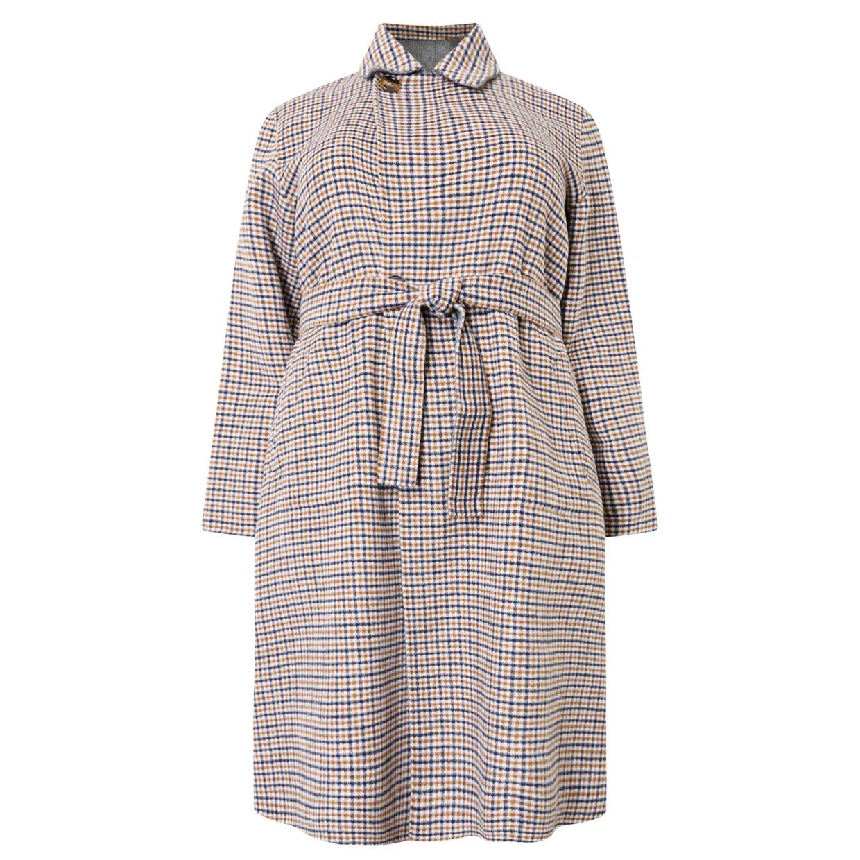 Dovere Reversible Check Print Trench Coat