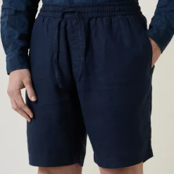 Drawstring Linen Shorts