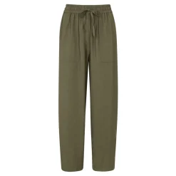 Drawstring Straight Leg Trousers