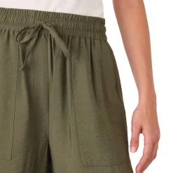 Drawstring Straight Leg Trousers