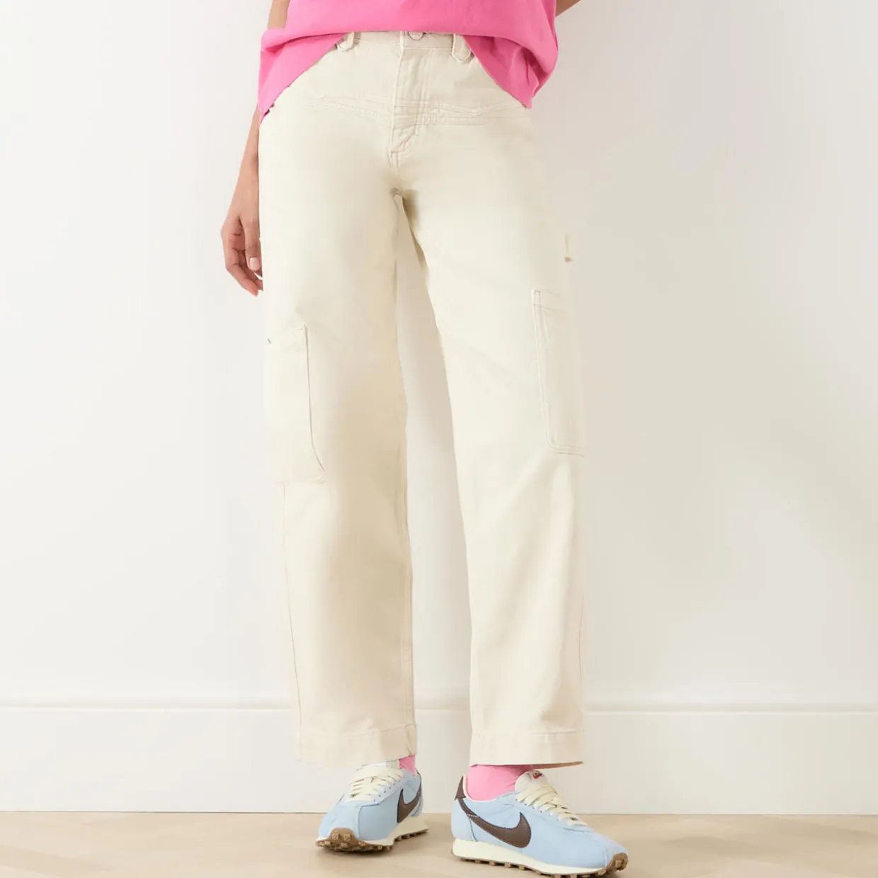 Drew Mid-Rise Straight Leg Jeans