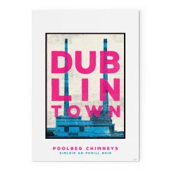 Dublin Town Poolbeg Small Print