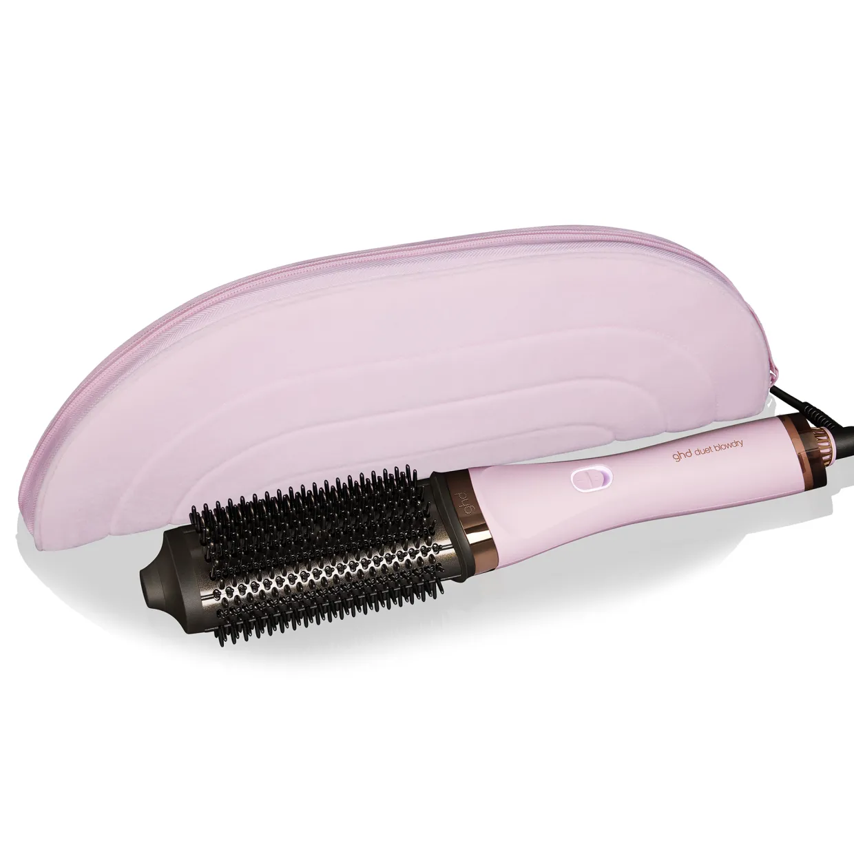 Duet Blowdry Charity Limited Edition Hair Dryer Brush in Pink Sorbet