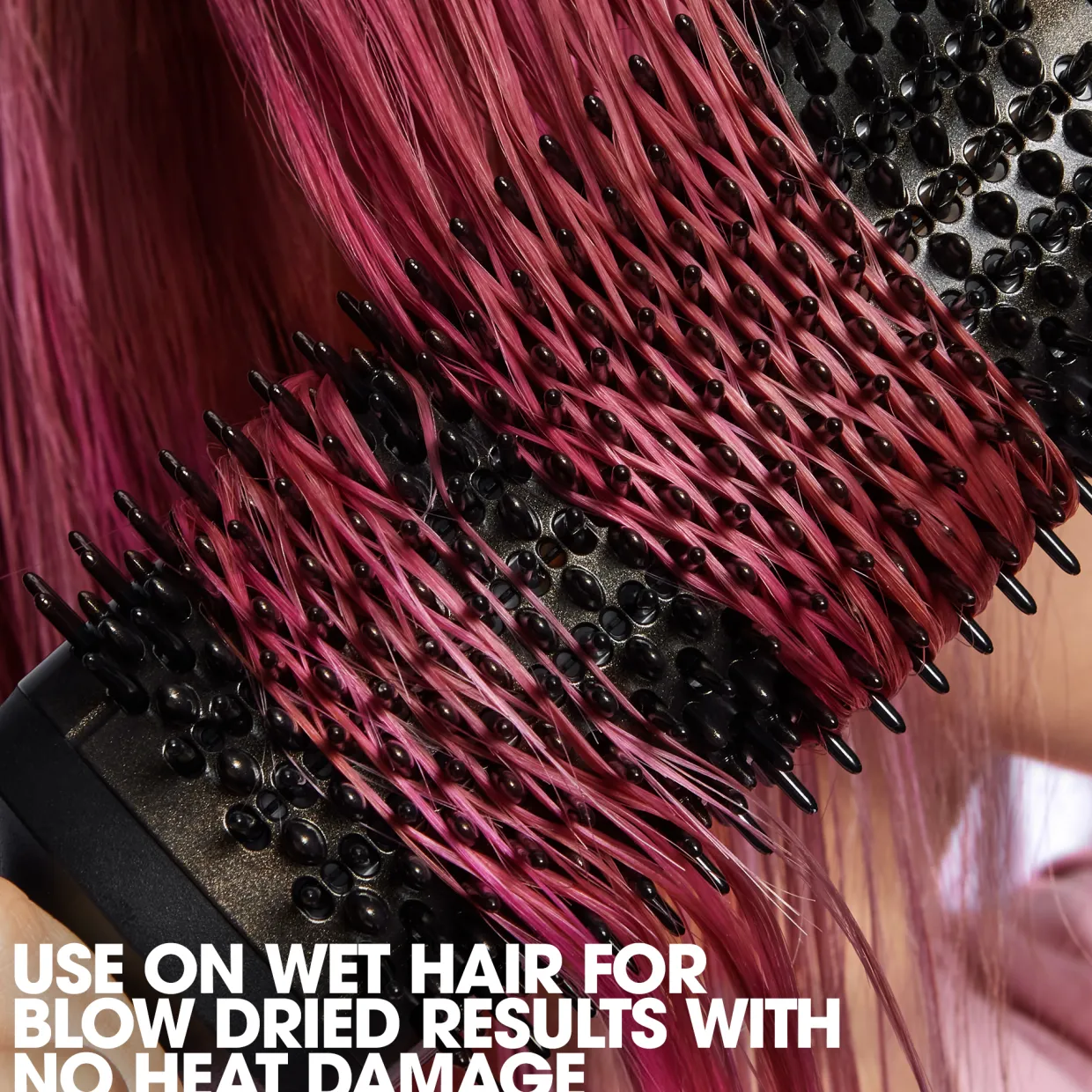 Duet Blowdry Charity Limited Edition Hair Dryer Brush in Pink Sorbet