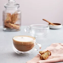 Duo Set of Two Latte Glasses 325ml
