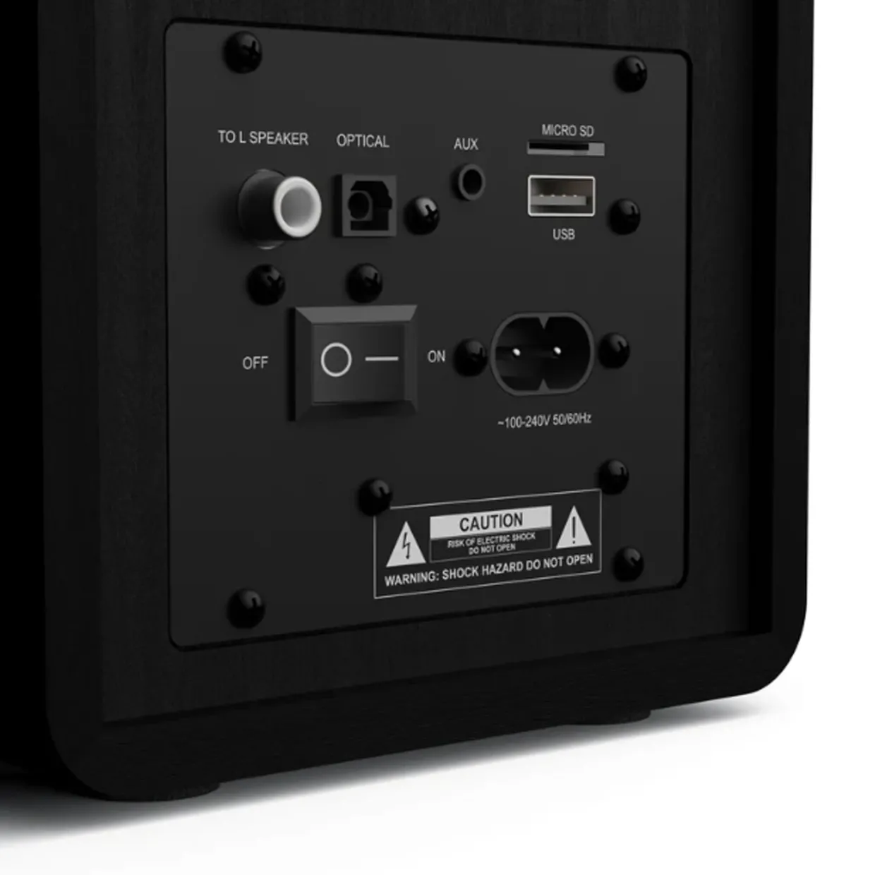 D40X Bookshelf Bluetooth Speaker Black