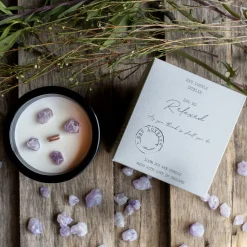 Eau So Relaxed Candle With Amethyst Stones