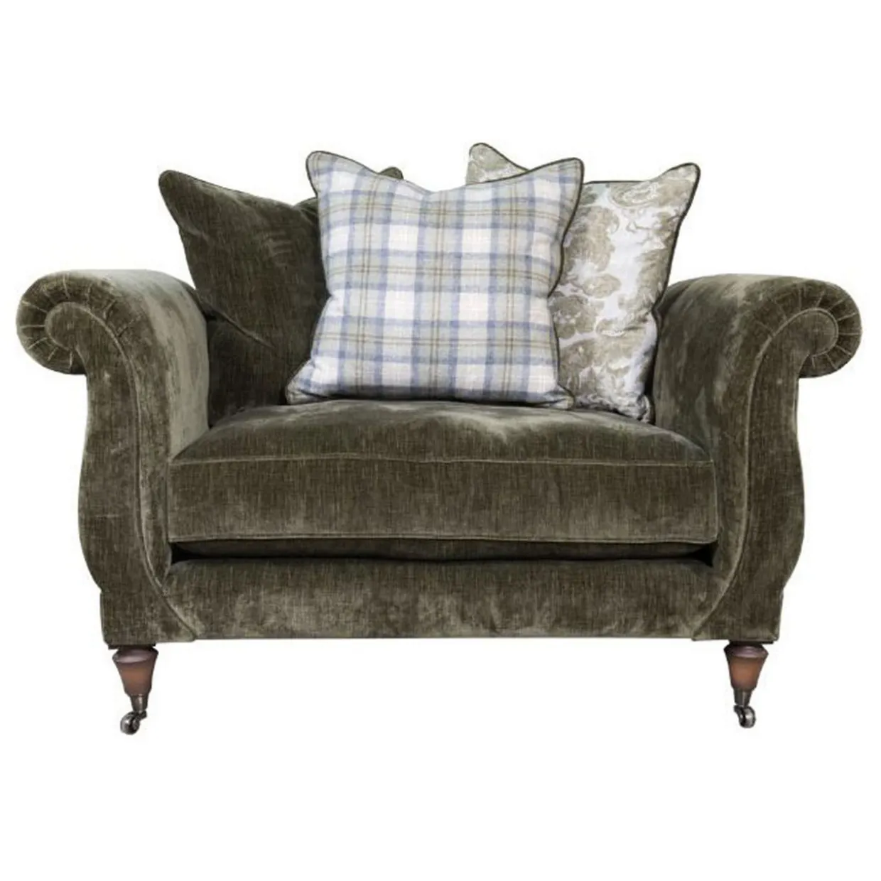 Eccleston Pillow Back Snuggler Blanik Moss