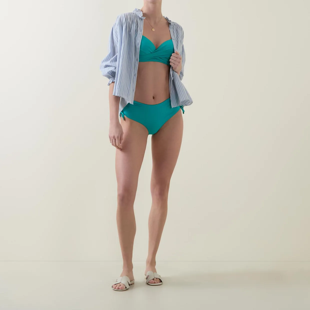 Ecoess Wrap-Front Bikini Top