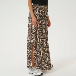 Edita Amber Leopard Skirt