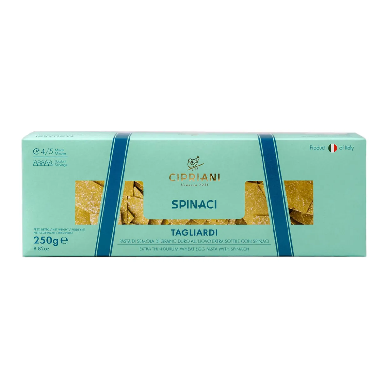 Egg Pasta Tagliardi with Spinach 250g