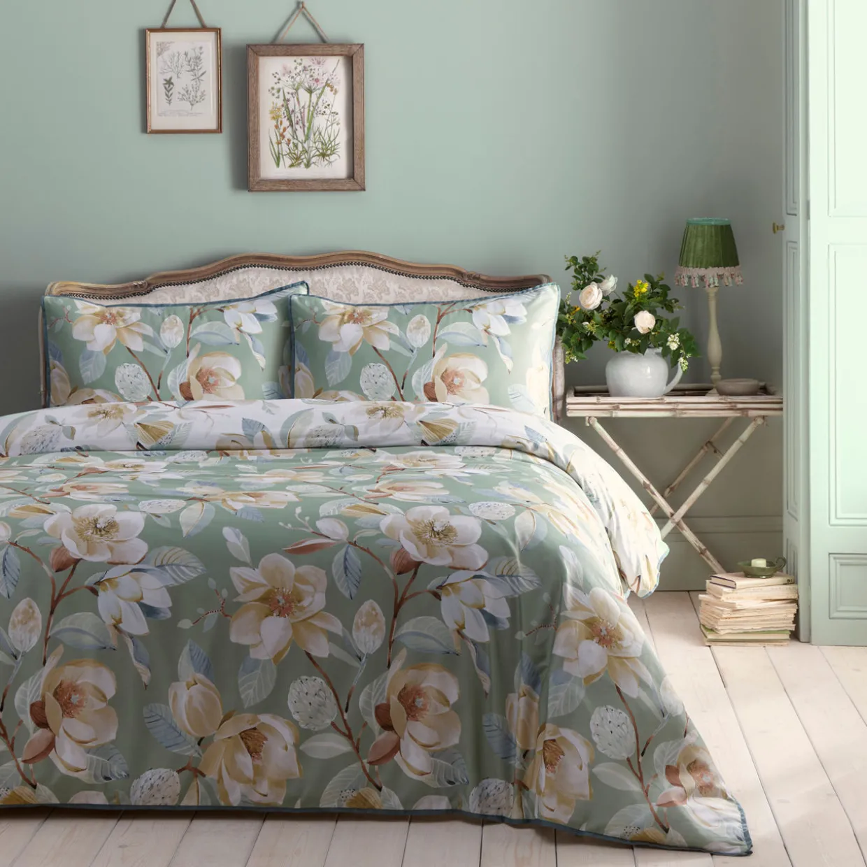 Eleanor Duvet Set Green
