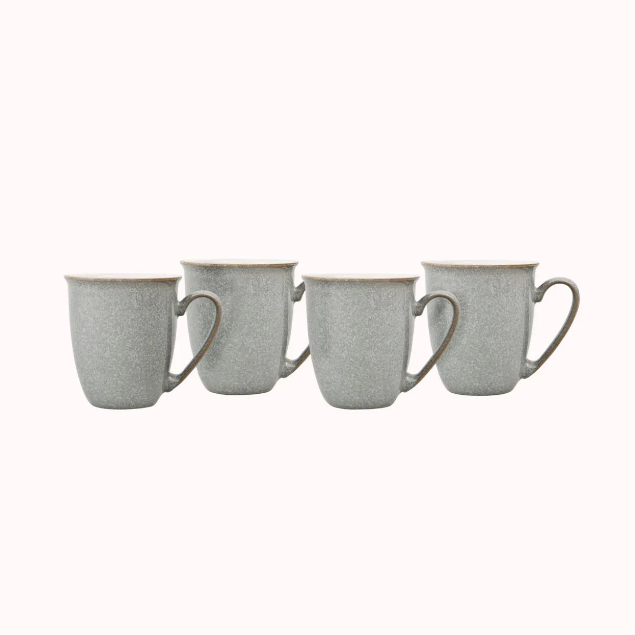 Elements Light Grey Set of Four Coffee Mugs