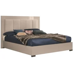 Elisa Fixed Slats Bed Frame 5ft Neutral - King
