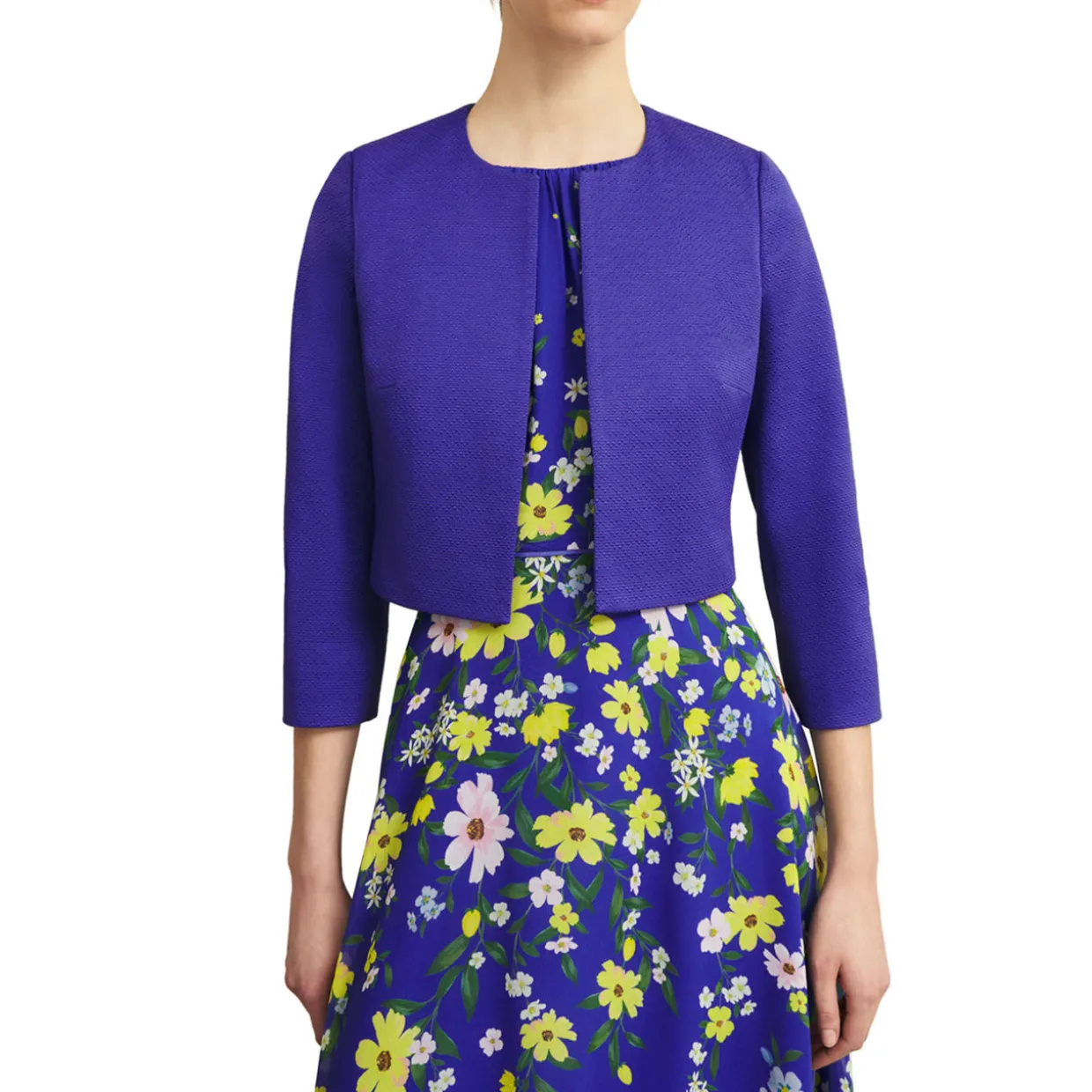 Elize Open Front Cropped Jacket