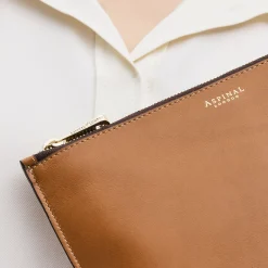 Ella Large Smooth Leather Pouch