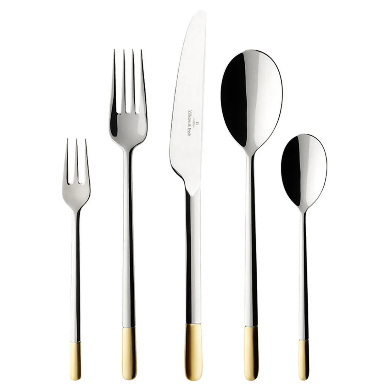 Ella 30-Piece Gold-Plated Cutlery Set
