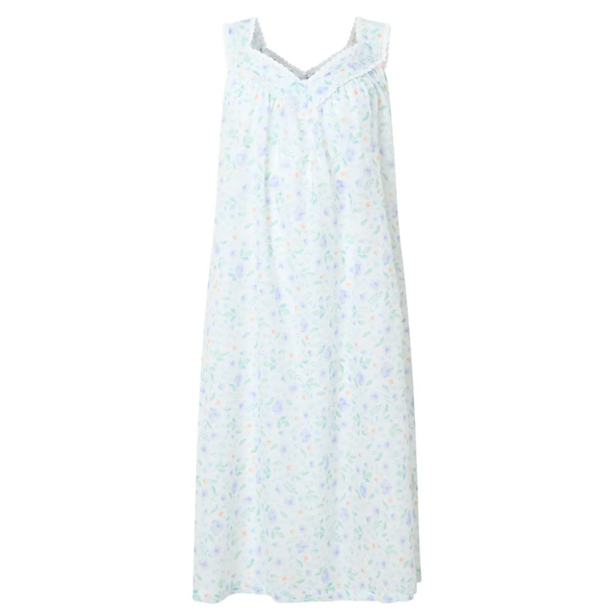 Elle Pansy Print Night Dress