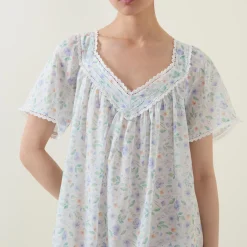 Elma Pansy Print Night Dress