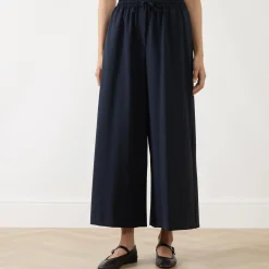 Elmo Cropped Wide Leg Trousers