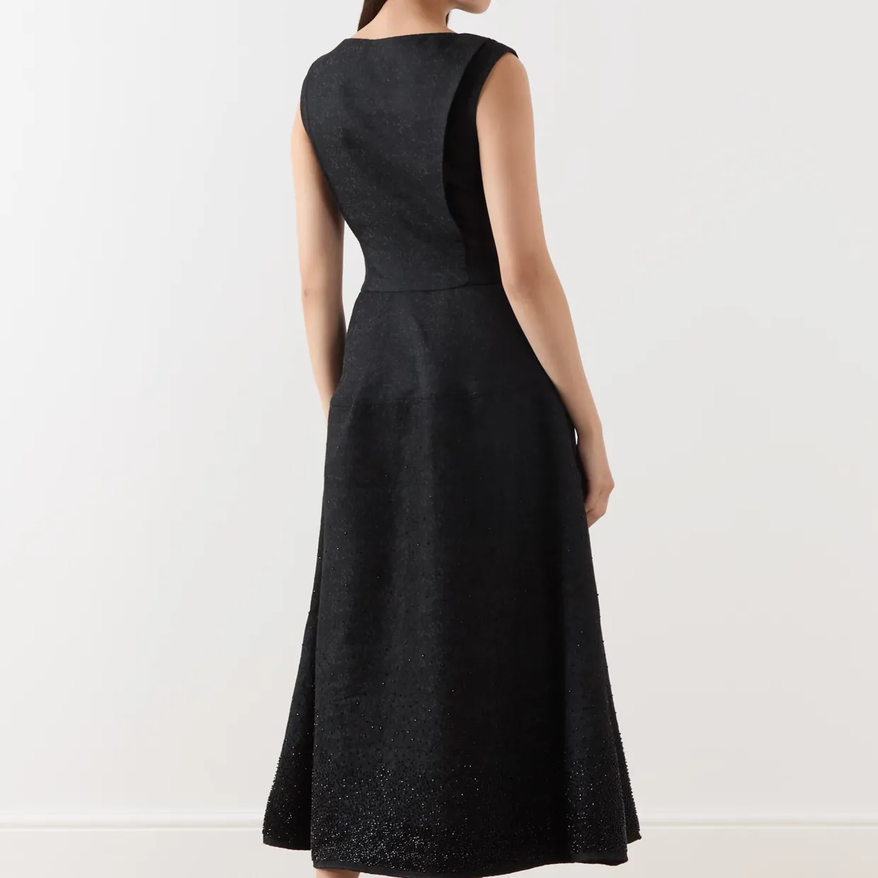 Embellished Jacquard Dress