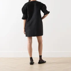 Embellished Jacquard Mini Dress