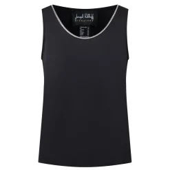 Embellished-Trim Tank Top