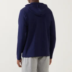 Embroidered Logo Lounge Hoodie