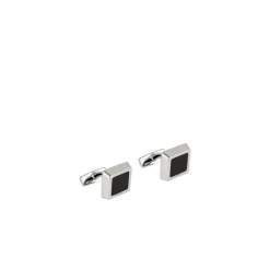 Engraved Logo Square Cufflinks