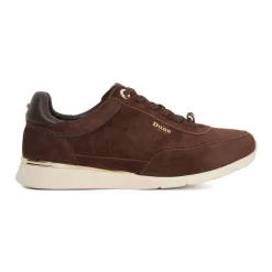 Entitle Leather Lace-Up Runner Trainers