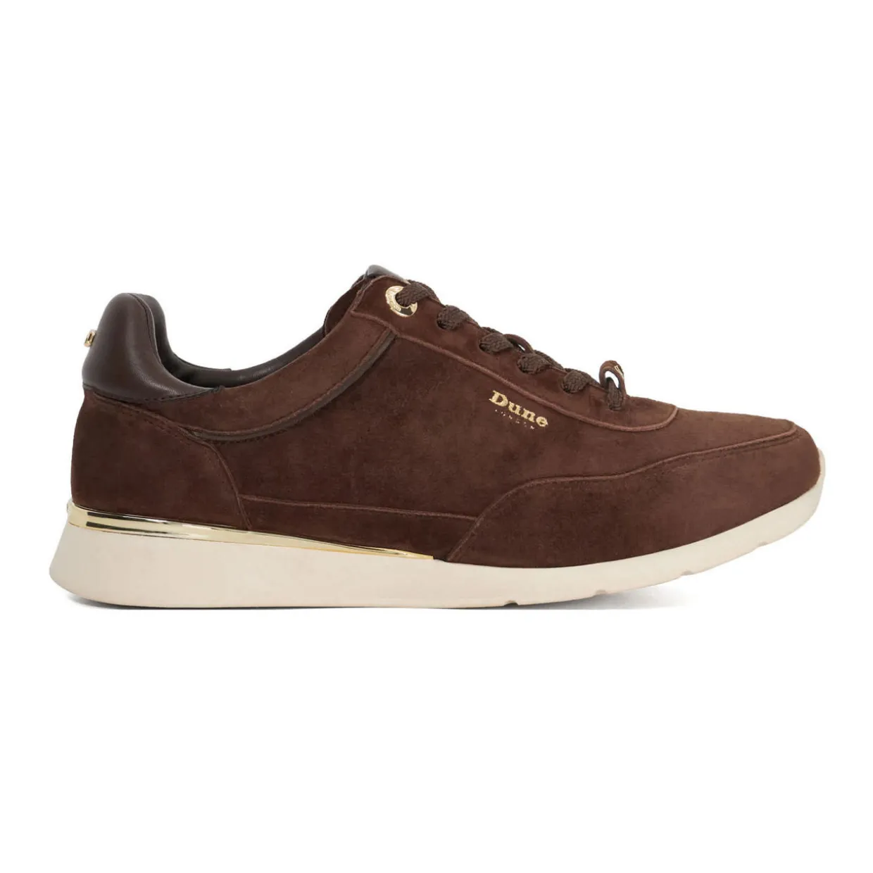 Entitle Leather Lace-Up Runner Trainers