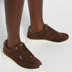 Entitle Leather Lace-Up Runner Trainers