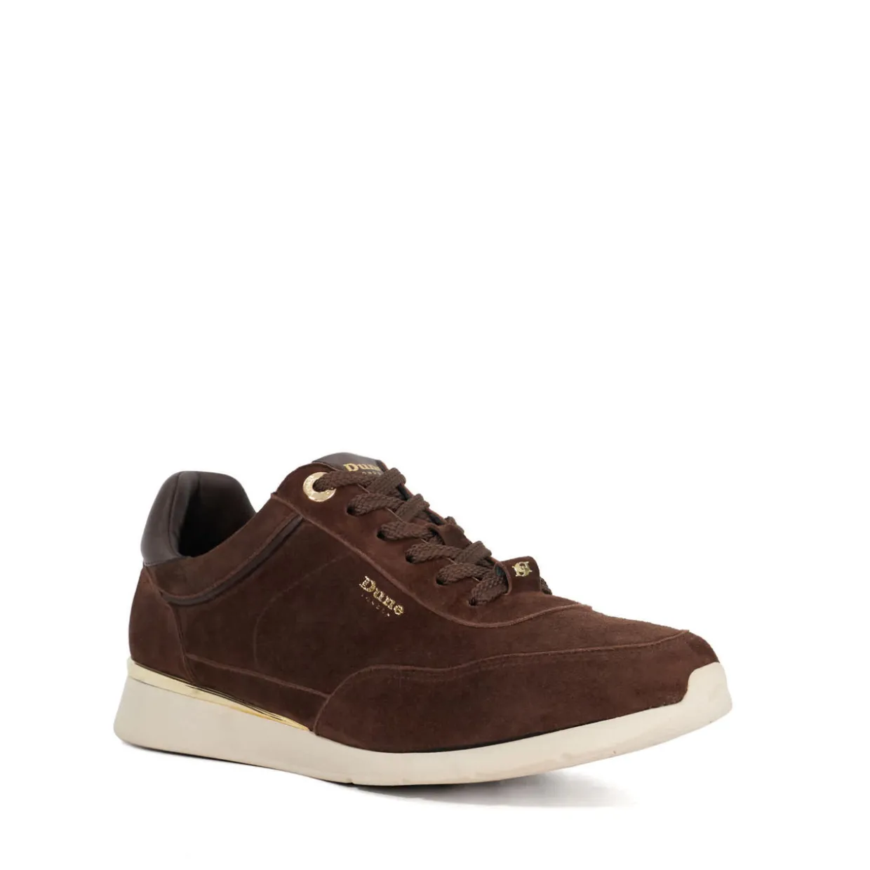 Entitle Leather Lace-Up Runner Trainers